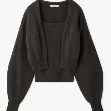 스나이델 폭스 가디건 DGRY 24AW