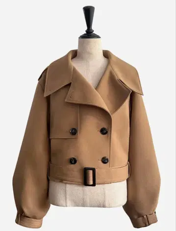 셰리에 2way 쇼트 트렌치 코트