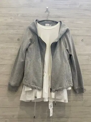 새상품 야마다 후드티 자켓 그레이 스콧 클럽