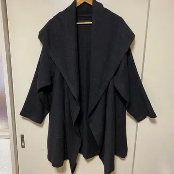 JURGEN LEHL 겉옷 코트 M 실크 혼방 울 브라운