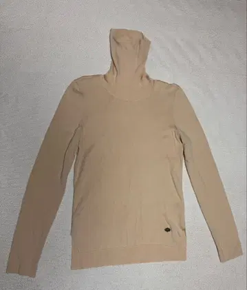 폭시 핑크 베이지 하이넥 스웨터 M 사이즈