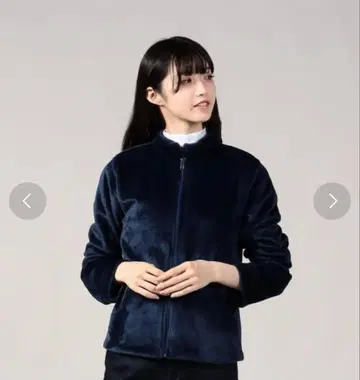 agnes b. 인조 모피 집업 S 사이즈