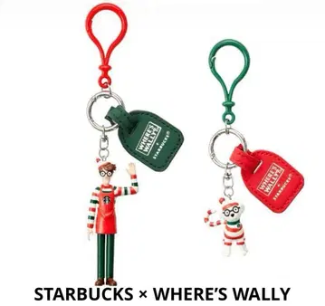 STARBUCKS x WHERE'S 피규어 키링 세트 한정판 한국