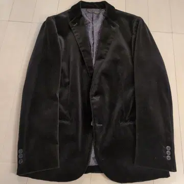 GREEN LABEL RELAXING 벨벳 자켓 M 블랙