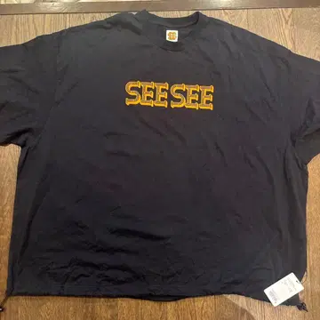 SEE SEE 다크 네이비 T셔츠 L