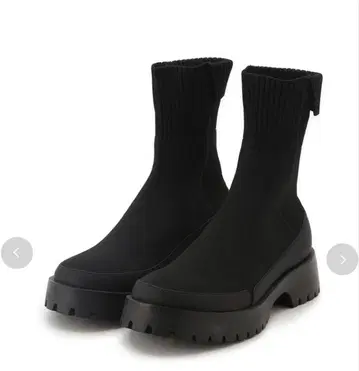 emmi 에코 니트 부츠 블랙 24cm 박스 포함