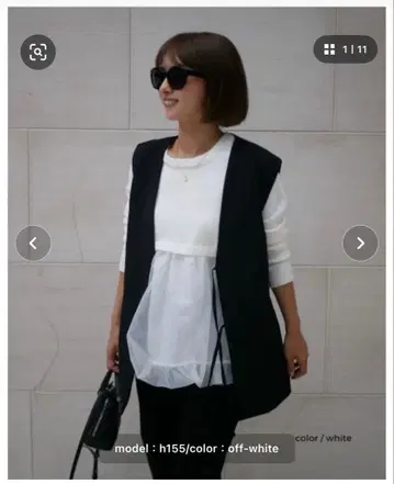 BeBeoD 튤 벌룬 도킹 니트 풀오버