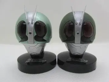 라이더 마스크 컬렉션 마스콜레 가면라이더 신 1호 리페인트 발광 받침대