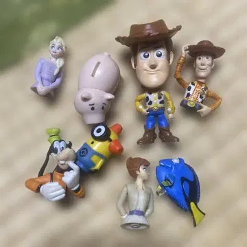 디즈니 캐릭터 피규어 세트