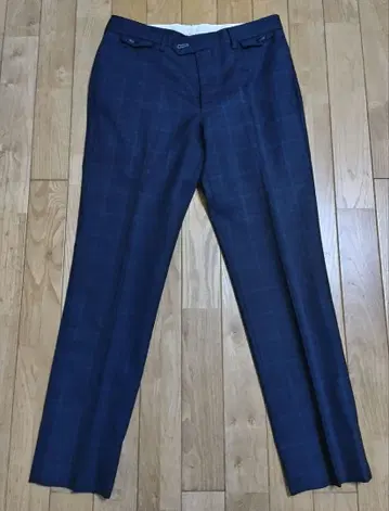 폴스미스 컬렉션 슬랙스 네이비 체크 W78