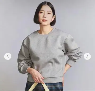 BEAUTY&YOUTH 그레이 라메 맨투맨