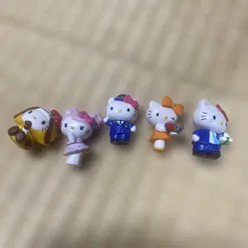 헬로키티 피규어 5개 세트