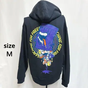 dustbox 풀오버 후드티 블랙 M