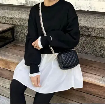 prose verse 프릴 슬리브 2way 맨투맨 도킹