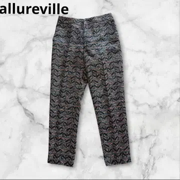 택 포함 새상품 allureville 브릴리언트 자카드 스티키 팬츠 S