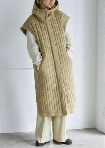 TODAYFUL 후디 퀼팅 다운 베스트