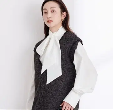 Ur s 유어즈 2way 보타이 블라우스 셔츠 여성용