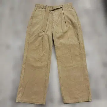 마르카 코듀로이 와이드 팬츠 베이지