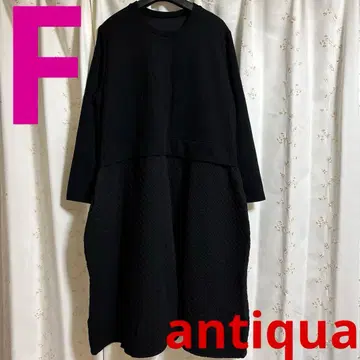 안티카 패터토르소 안티카 도킹 원피스 블랙