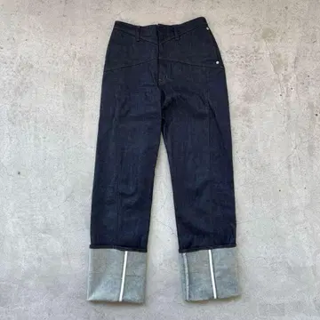 FETICO 하이라이즈 데님 스트레이트 청바지