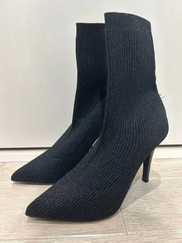 새상품급! DIANA 다이애나 라메 글리터 스틸레토 삭스 부츠