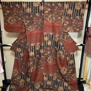 기모노 호몬기 가을/겨울에 최적인 색상 패턴, 어린이 첫걸음 축하, 여행