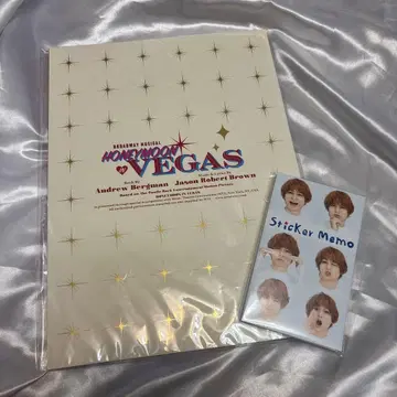 허니문 인 베가스 팜플렛 스티커 메모 2세트 이노오 케이