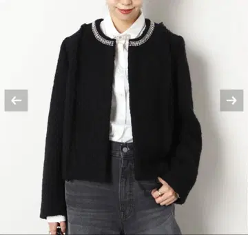 MUSE de Deuxieme Classe 트위드 자켓