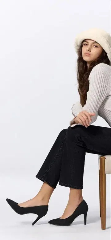 블랙 스웨이드 하이힐 24