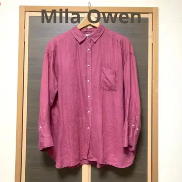미라 오웬 린넨 셔츠 프리 사이즈