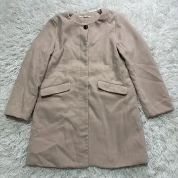 마제스틱 레곤 노카라 코트 기모 코트 미들 기장