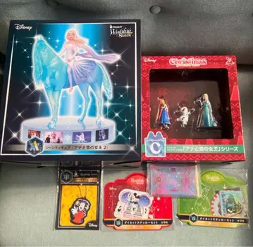 디즈니 해피 복권 A상 C상 안나와 눈의 여왕 피규어