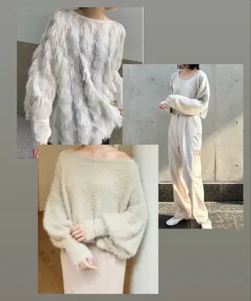 아이보리 상의 3종 세트