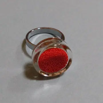 pylones 피로네 유리 반지 빨간색