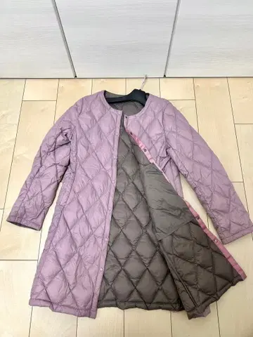 따뜻한 여성용 시니어 방한 다운 자켓 점퍼 롱 코트