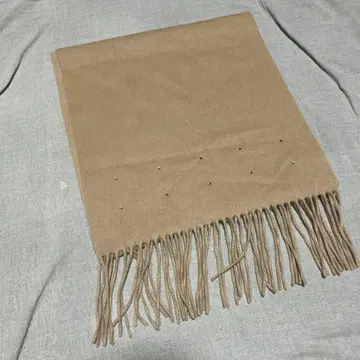 COURO 캐시미어 100% 베이지 머플러