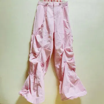 aclent 나일론 카고 팬츠 핑크