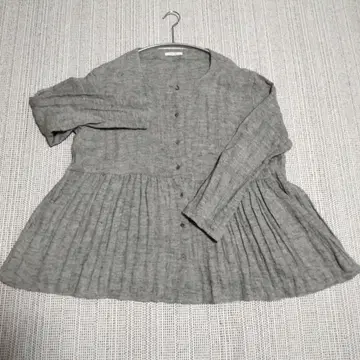 bulbul 바르바 린넨 개더 와이드 블라우스