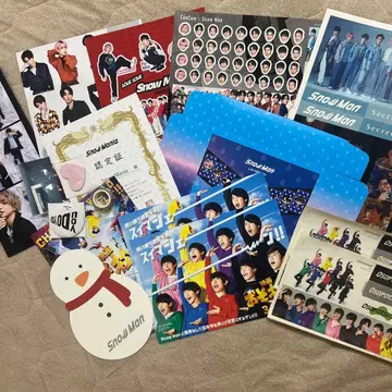 SnowMan 굿즈 묶음 판매 17점