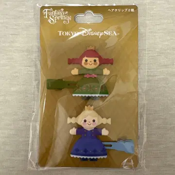 [ 본문 필독 ] 판타지 스프링스 안나 헤어 클립 2개 안나 엘사