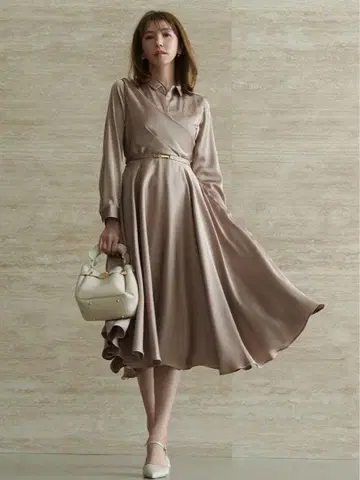 새상품 셀포드 CELFORD 불규칙 밑단 원피스 MOC 38