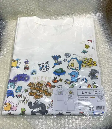 포켓몬 센터 T셔츠 도망 L 사이즈