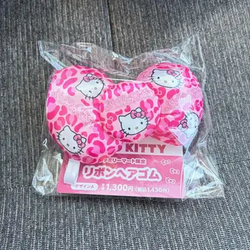 헬로키티 리본 머리끈 핑크 A 훼미리마트