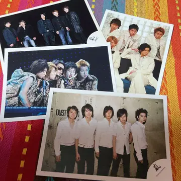 [ 아라시 5샷 4매 세트 아라시 로고 공식 사진 ]