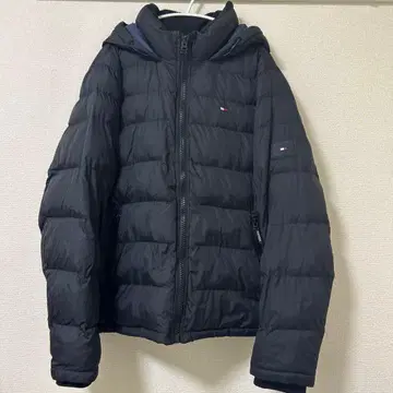 TOMMY HILFIGER 다운 자켓 블랙 L