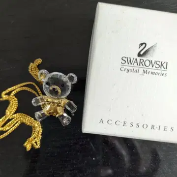 Swarovski 크리스탈 베어 목걸이