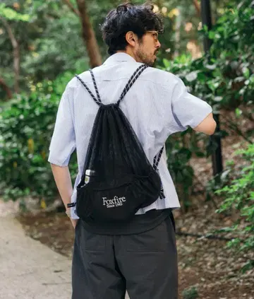 Foxfire 메쉬 냅색 블랙 대용량 새상품급