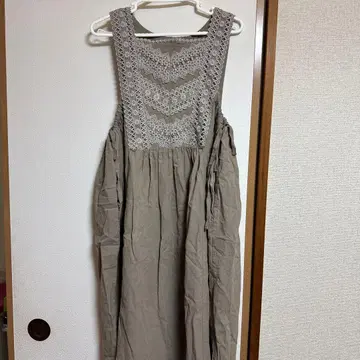 사만사 모스2 슬리브리스 롱 원피스 모카