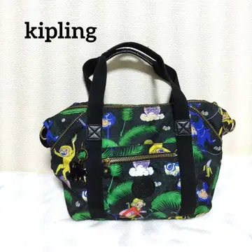 키플링 보스턴 백 핸드백 아트엠 올 패턴 정글 애니멀