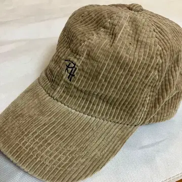 미사용 새상품 론 헤르만 코듀로이 베이지 캡